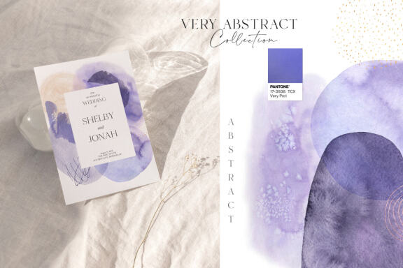 Watercolor Abstract Frames Very Peri
