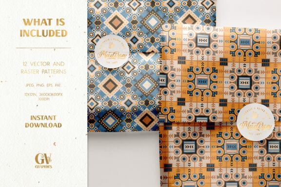 Decorative Abstract Patterns Pack 1
