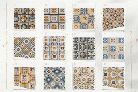 Decorative Abstract Patterns Pack 1