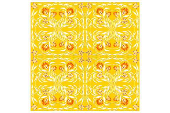 Folk Flowers Pattern Floral Print Ethnic Art