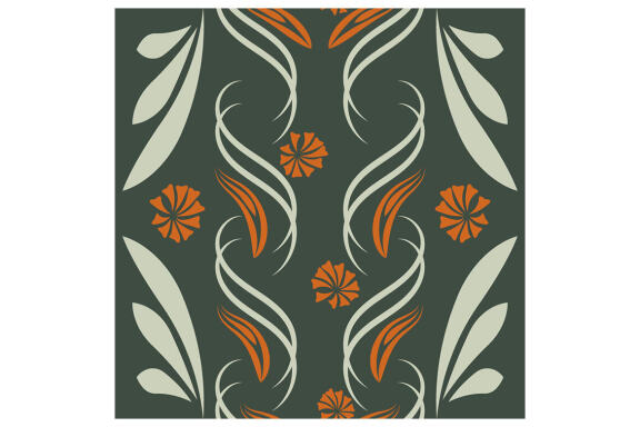 Folk Flowers Pattern Floral Print Ethnic Art