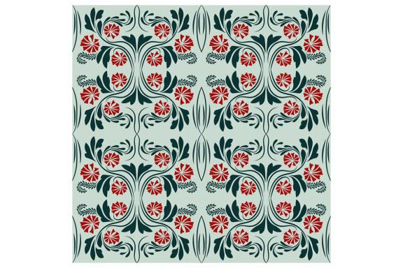 Folk Flowers Pattern Floral Print Ethnic Art