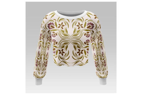Folk Flowers Pattern Floral Print Ethnic Art
