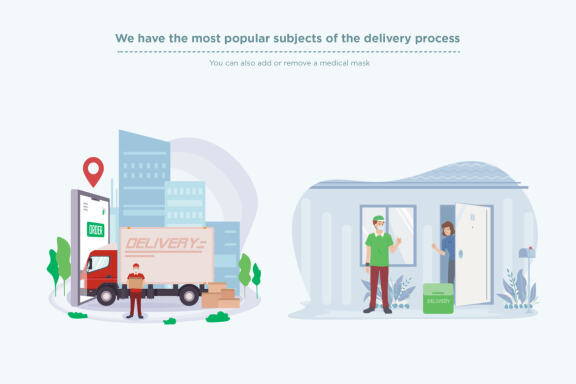 Delivery illustration creator