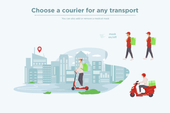 Delivery illustration creator