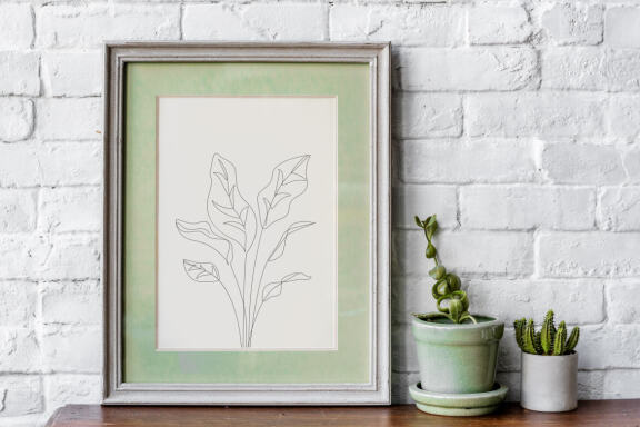 Floral Vector Line Art