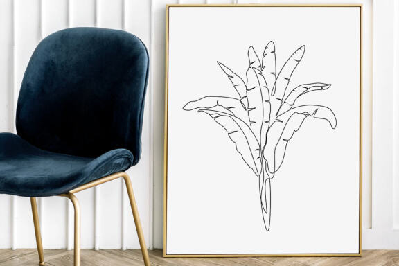 Floral Vector Line Art