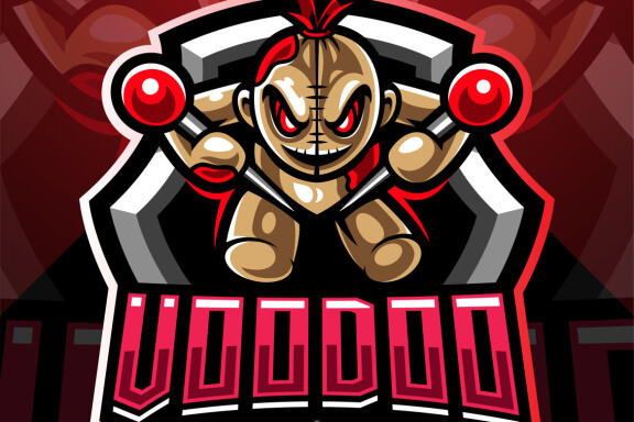 Voodoo Esport Mascot Logo