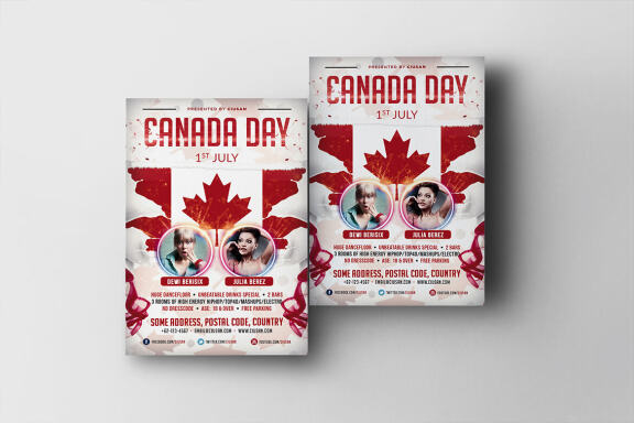 Canada Day Flyer Template