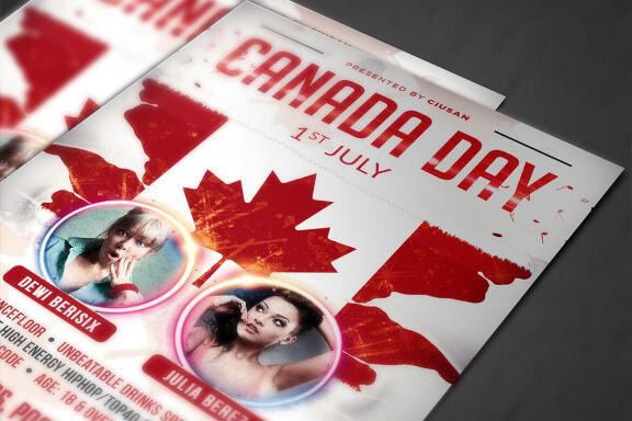 Canada Day Flyer Template