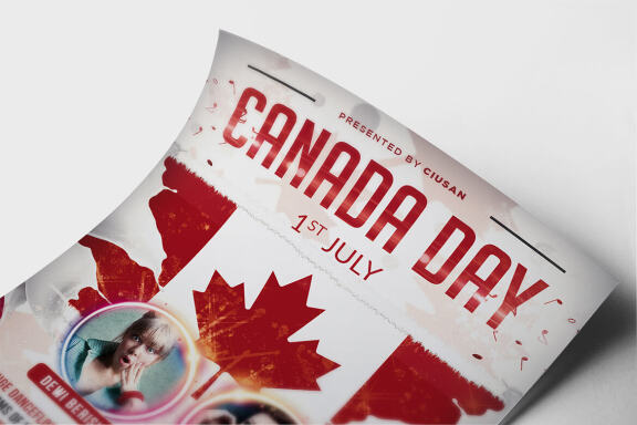 Canada Day Flyer Template