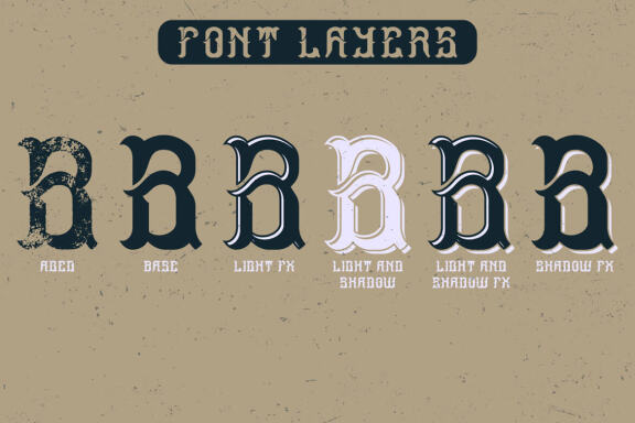 Ocean storm font
