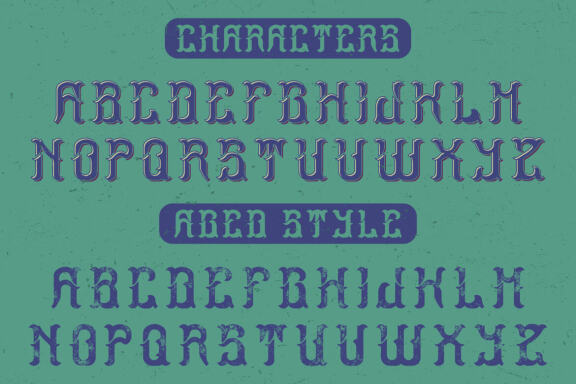 Ocean storm font