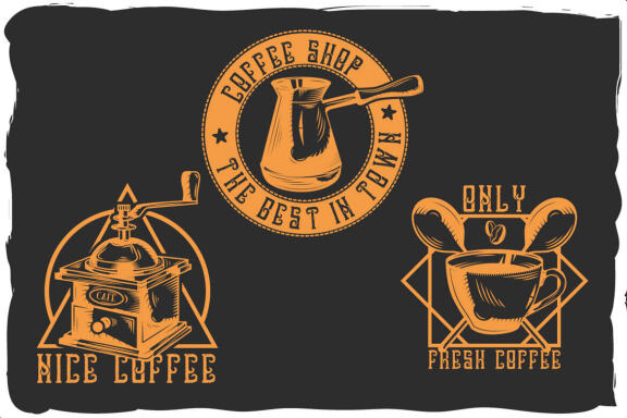 Raw coffee font
