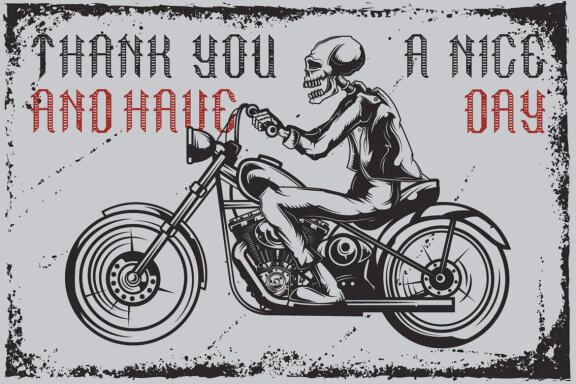 Dead biker font