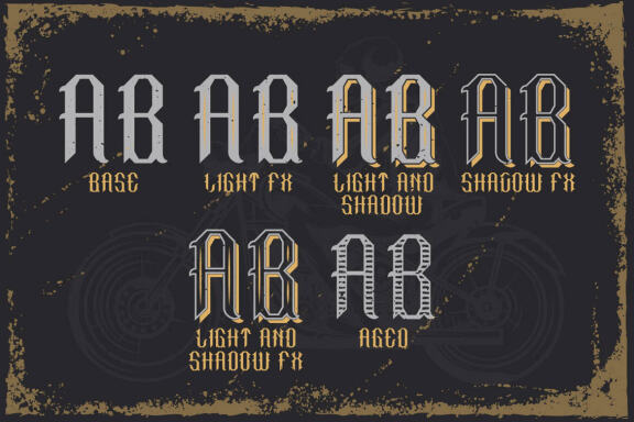 Dead biker font