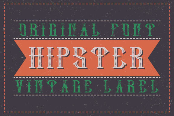 Hipster font