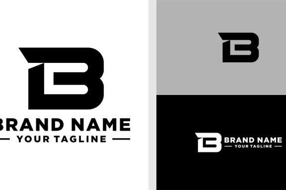 BC LOGO MONOGRAM FUTURISTIC TECHNOLOGY EDITABLE