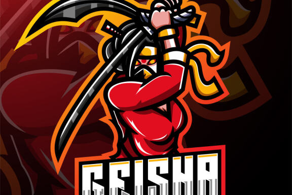 Geisha Esport Mascot