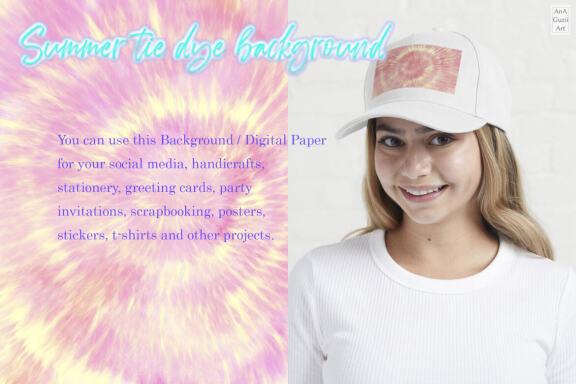 Summer tie dye background