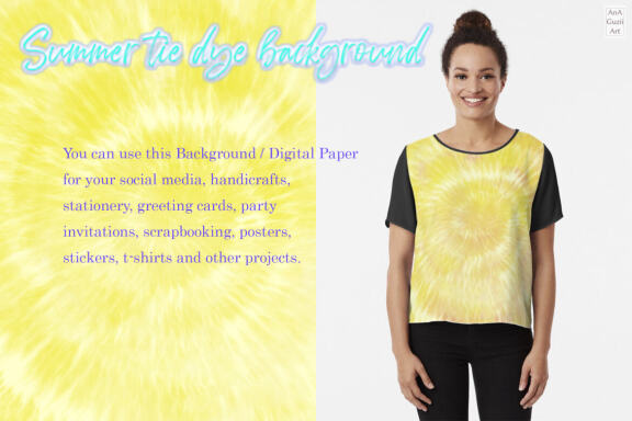 Summer tie dye background