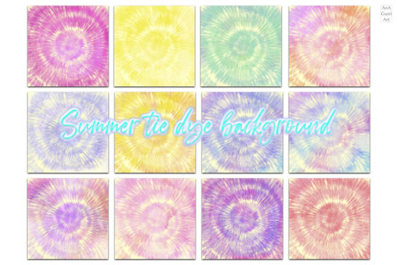 Summer tie dye background