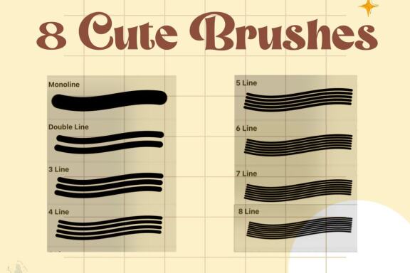 Multiline Brushes for Procreate