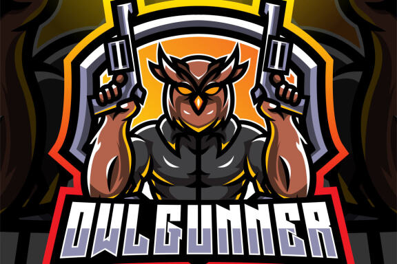 Owl Gunners Esport Mascot