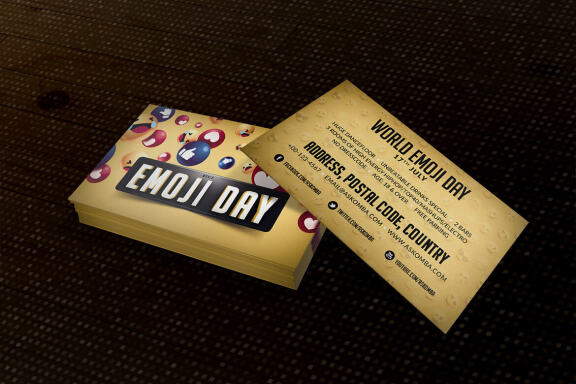 World Emoji Day Invitation Card