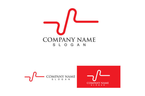 Heart Beat logo and symbol vector 