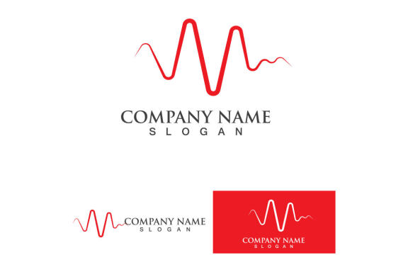 Heart Beat logo and symbol vector 