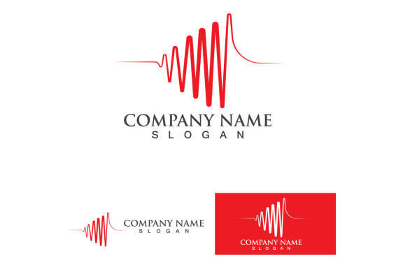 Heart Beat logo and symbol vector 
