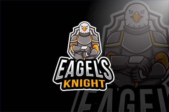 Eagles Knight Esport Logo Template