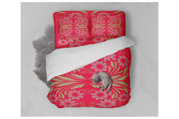 Folk Flowers Pattern Floral Print Ethnic Art