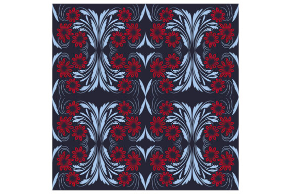 Folk Flowers Pattern Floral Print Ethnic Art