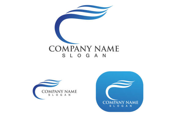 Wave wave logo vector and template icon