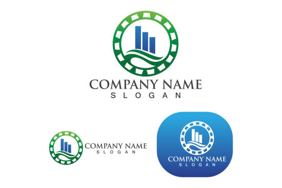 Business finance logo and symbol 