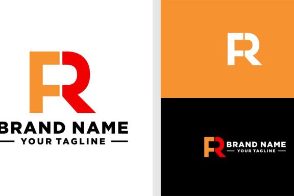 RF LOGO MONOGRAM SIMPLE GENERAL EDITABLE