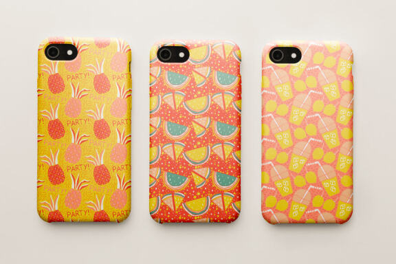 Enjoying Summer Vacation Vector Patterns
