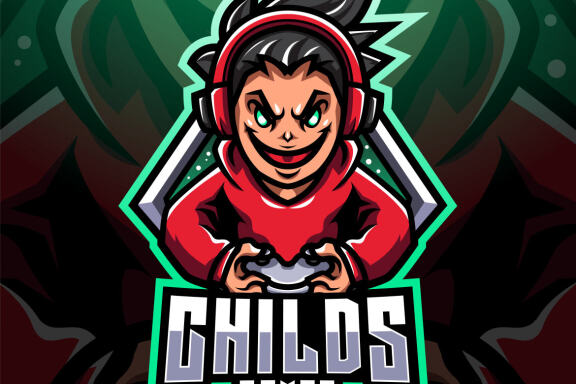 Childs Gamer Esport Mascot