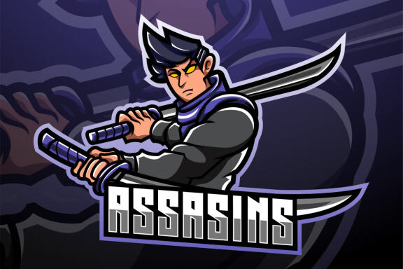 Assassin Esport Mascot 
