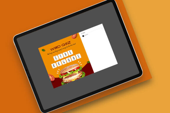 Burger / Food Instagram | CANVA Template