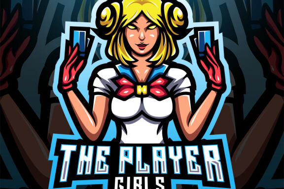 The Player Girls Esport Mascot