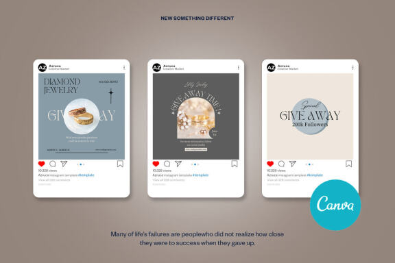 Jewelry Instagram | CANVA Template