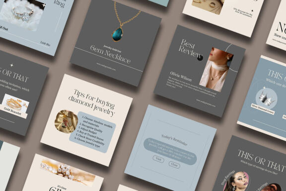Jewelry Instagram | CANVA Template