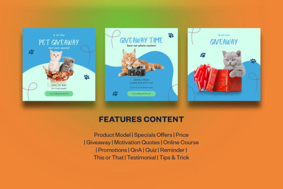 Pet Shop Instagram | CANVA Template