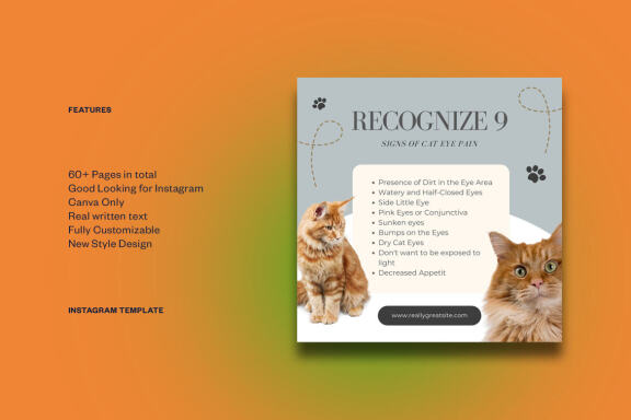 Pet Shop Instagram | CANVA Template