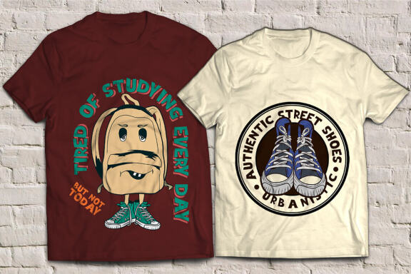 Pencil Box font 6 t-shirt designs
