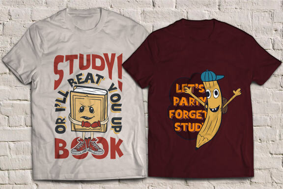 Pencil Box font 6 t-shirt designs