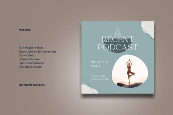Yoga Instagram | CANVA Template